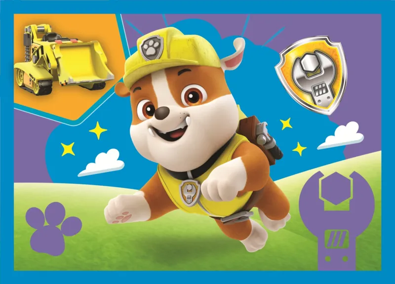 4 Puzzles - Running Pupies