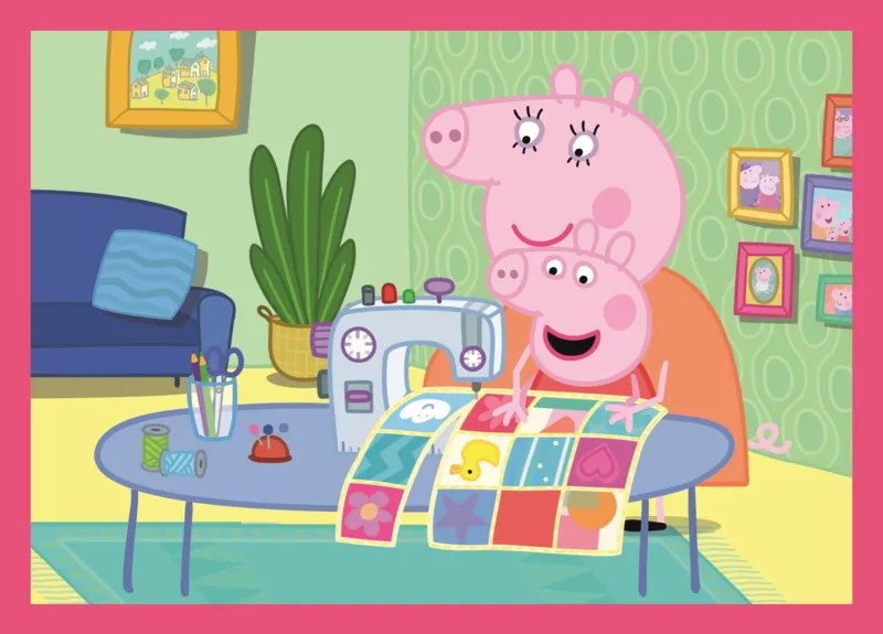 4 Puzzles - Peppa Loves Adventures