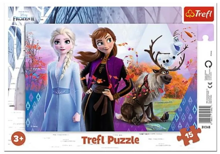 Frame Puzzle - Frozen II - Trefl - 15 pieces | jigsawpuzzle.co.uk
