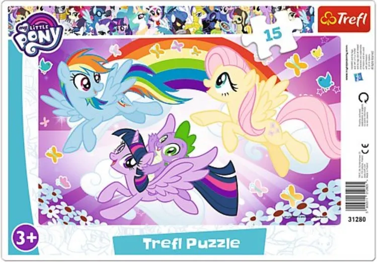 Trefl - Frame Puzzle - My Little Pony - 15 pieces - Trefl-31280 ...