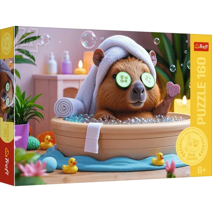 Capybara at the spa
