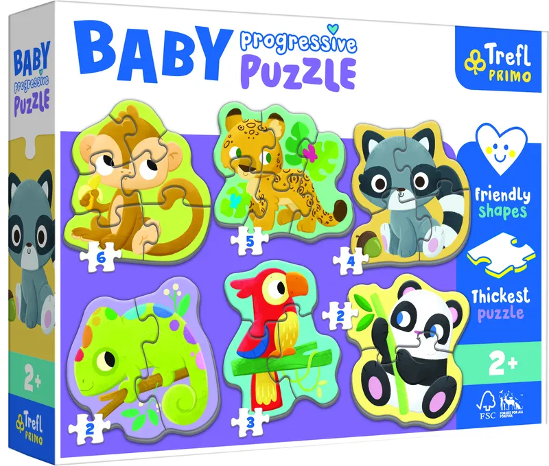 6 Puzzles - Exotic Animals