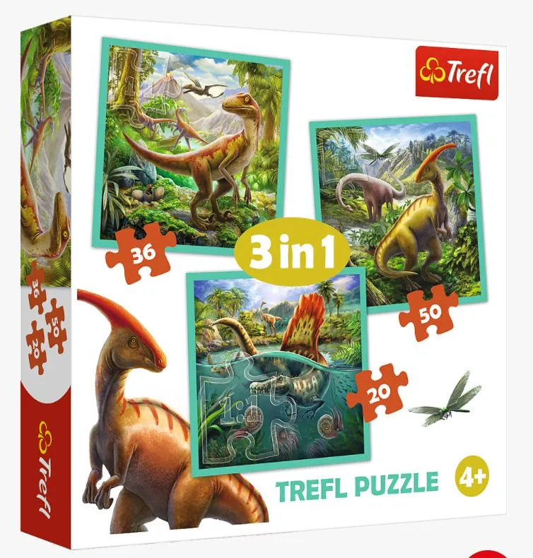 3 in 1 - The Extraordinary World of Dinosaurs