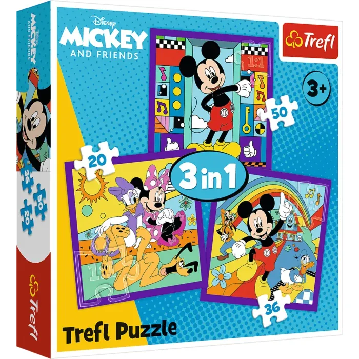 3 Puzzles - Micky und Seine Fröhliche Crew