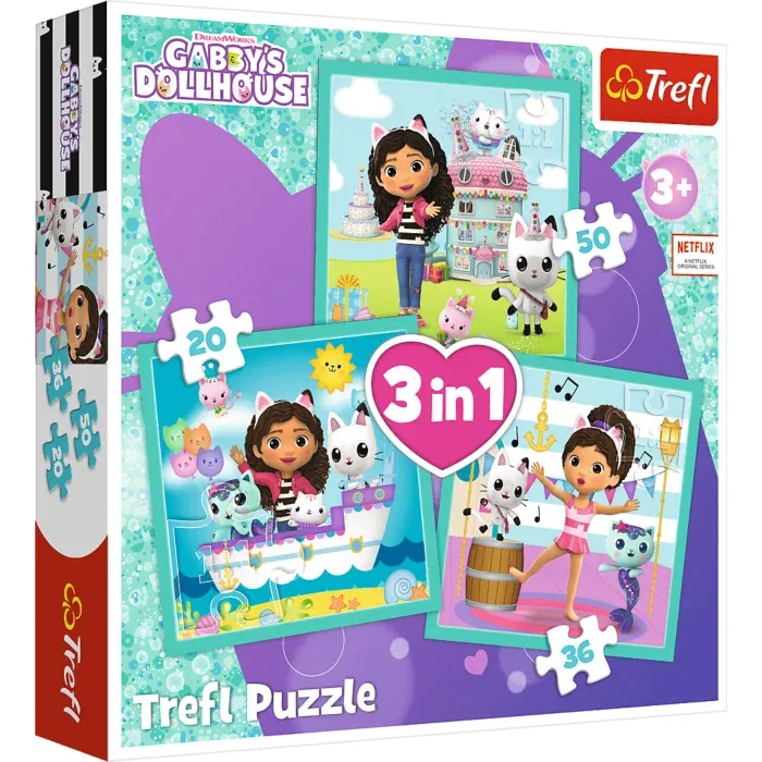 3 Puzzles - Gabby's activities