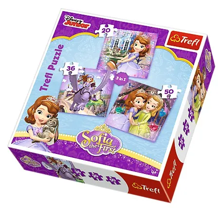 3 Jigsaw Puzzles - Sofia the First