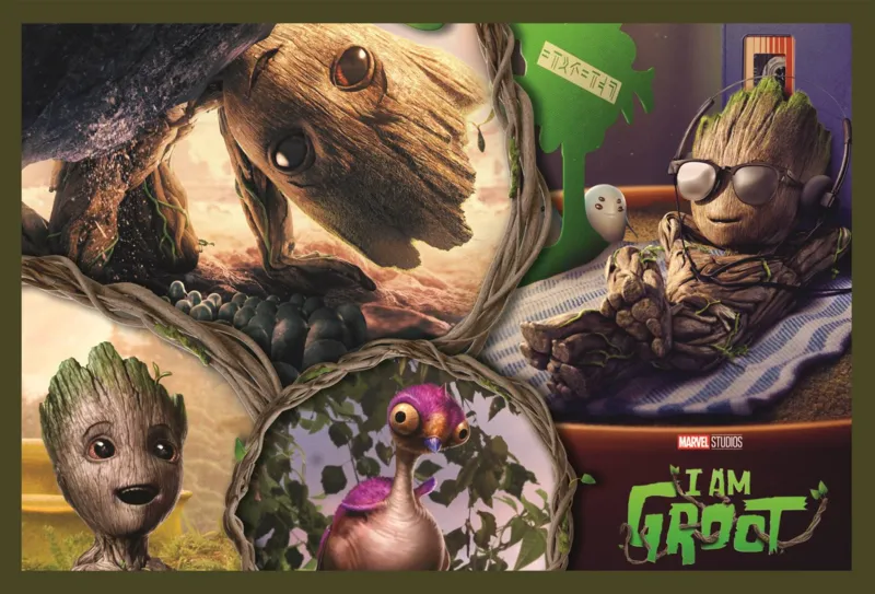 2 Puzzles - I am Groot - Marvel Guardians of the Galaxy