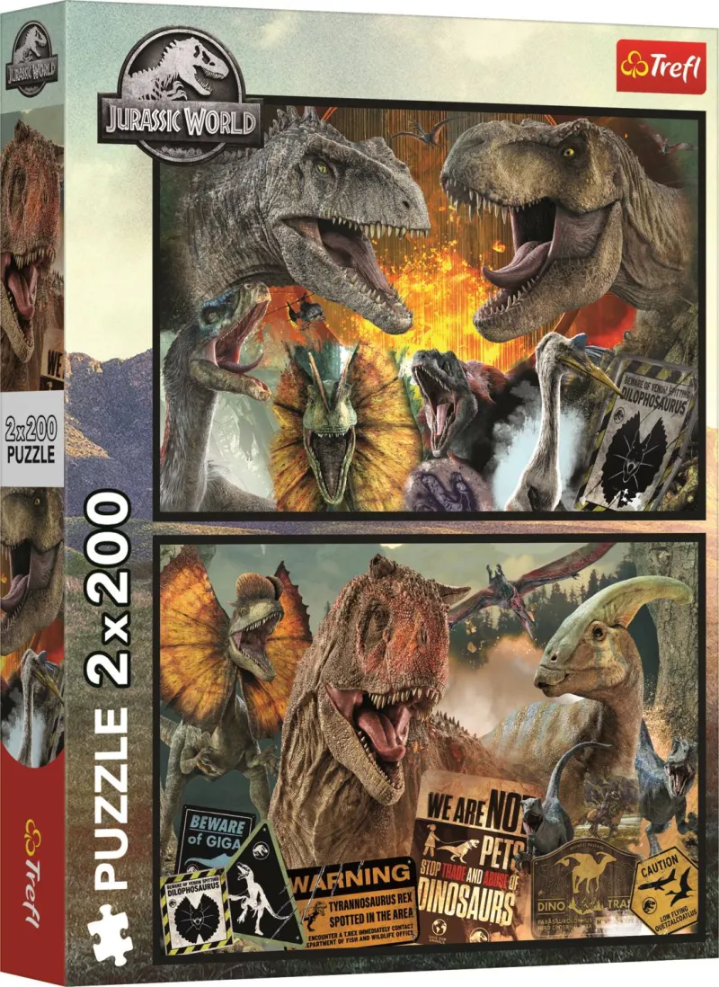 2 Puzzles - Prehistoric world - Universal Jurrasic World