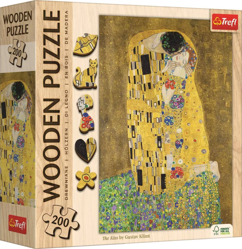 Wooden Puzzle - Gustav Klimt