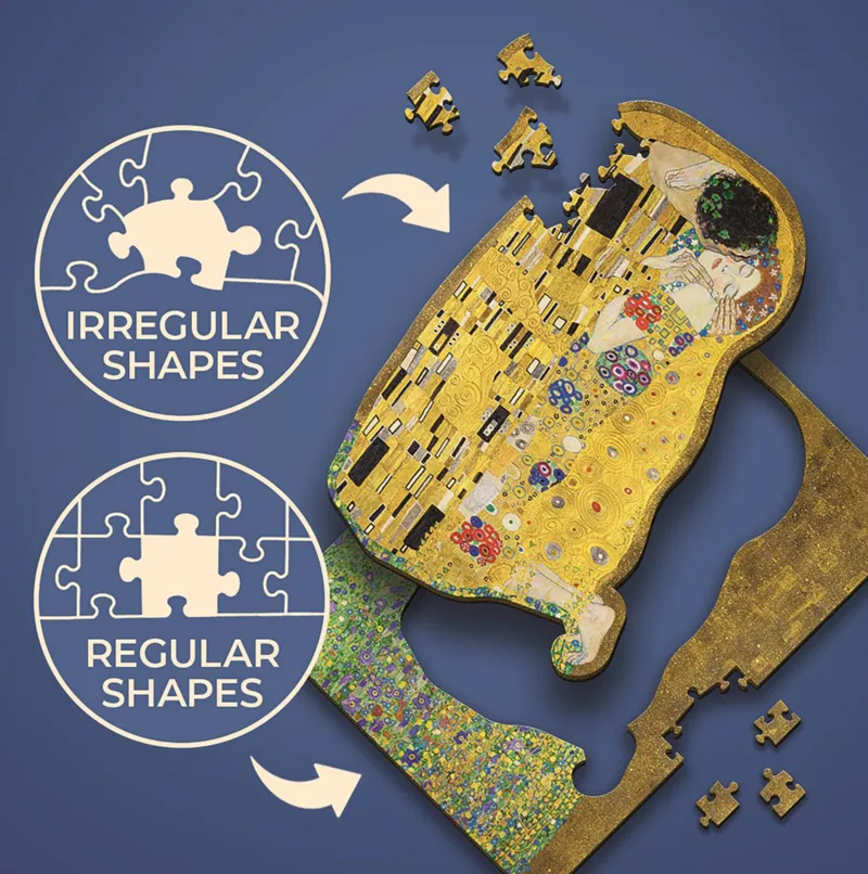 Wooden Puzzle - Gustav Klimt