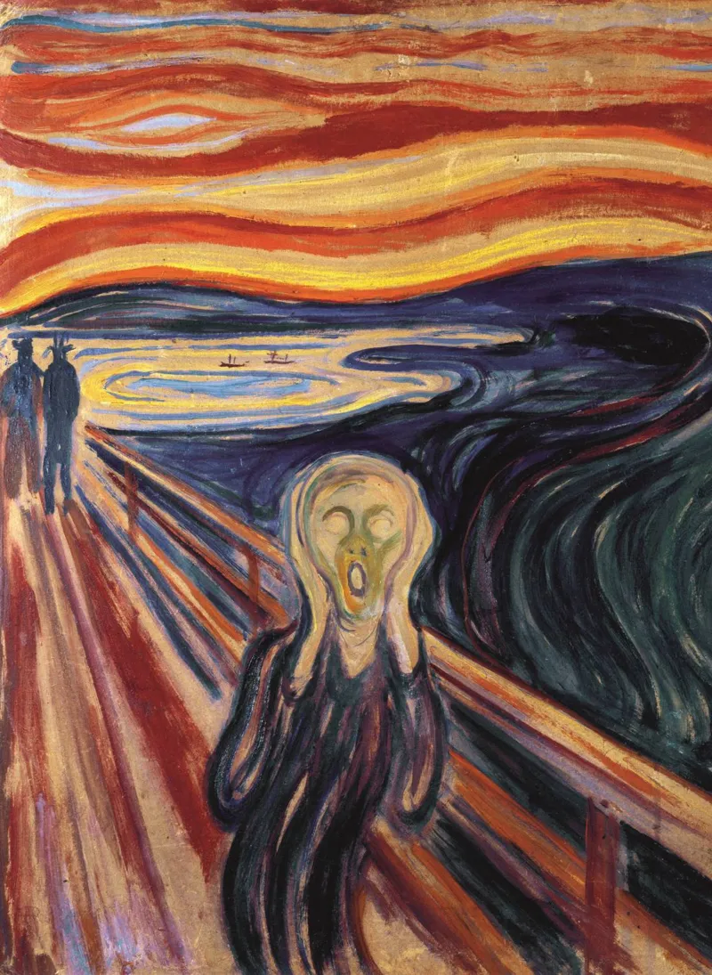 Wooden Puzzle - Edvard Munch