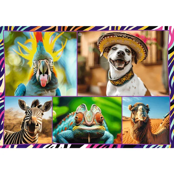 4 Puzzles - Funny animals