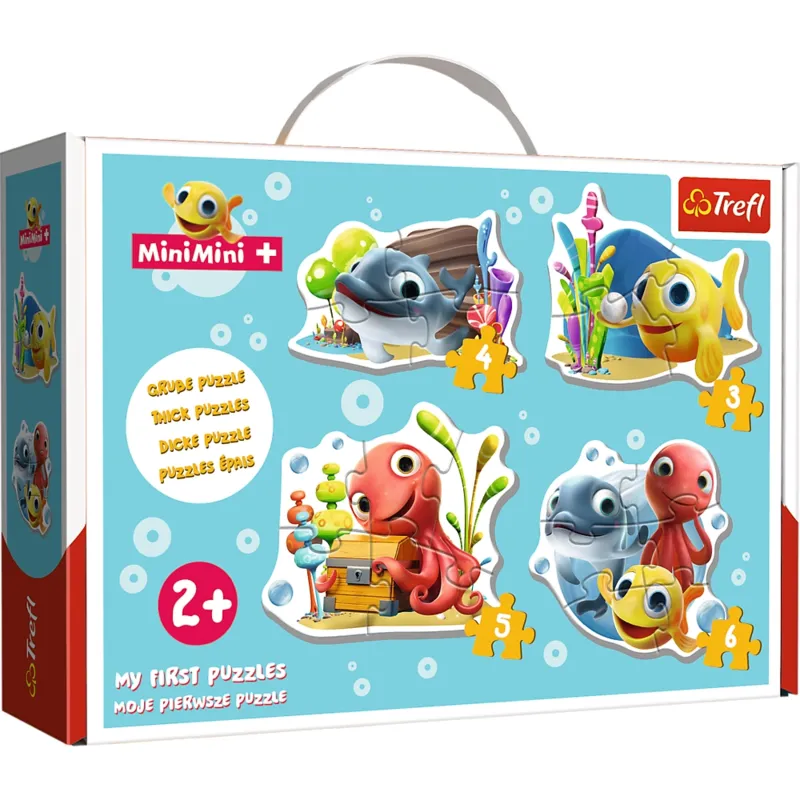 Frame Puzzle - 4 Puzzles - Baby Classic Fish MiniMini