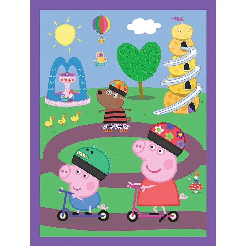 2 Puzzles - Happy moments with Peppa Pig