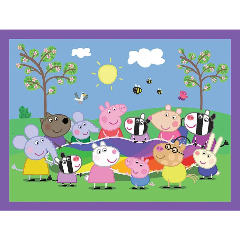 2 Puzzles - Happy moments with Peppa Pig