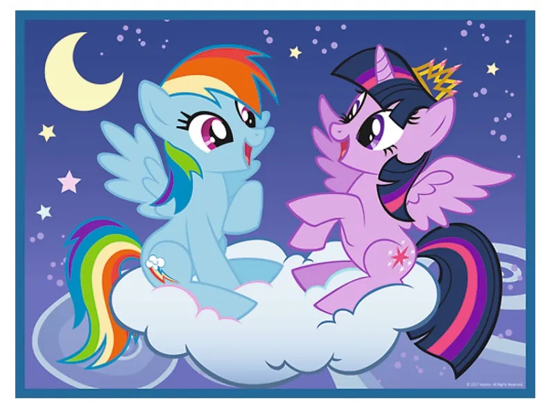 2 Puzzles + Memo - My Little Pony