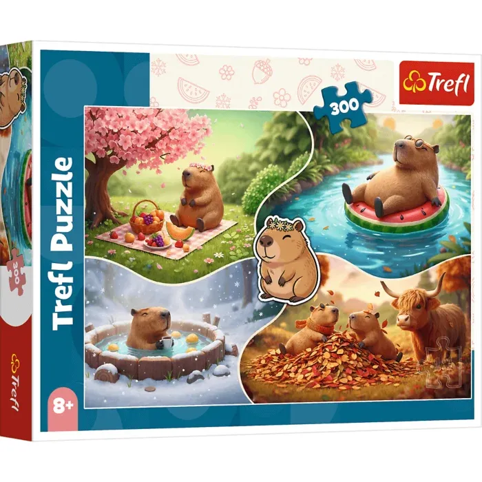 XXL Pieces - Four Seasons with Capybaras