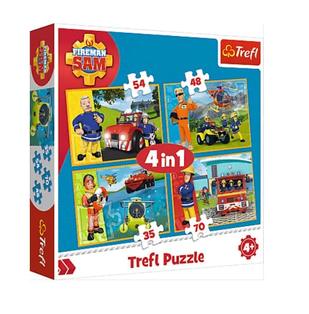 4 in 1 - Fireman Sam to the Rescue