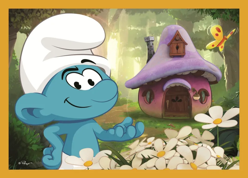 4 Puzzles - Life In The Smurf Village
