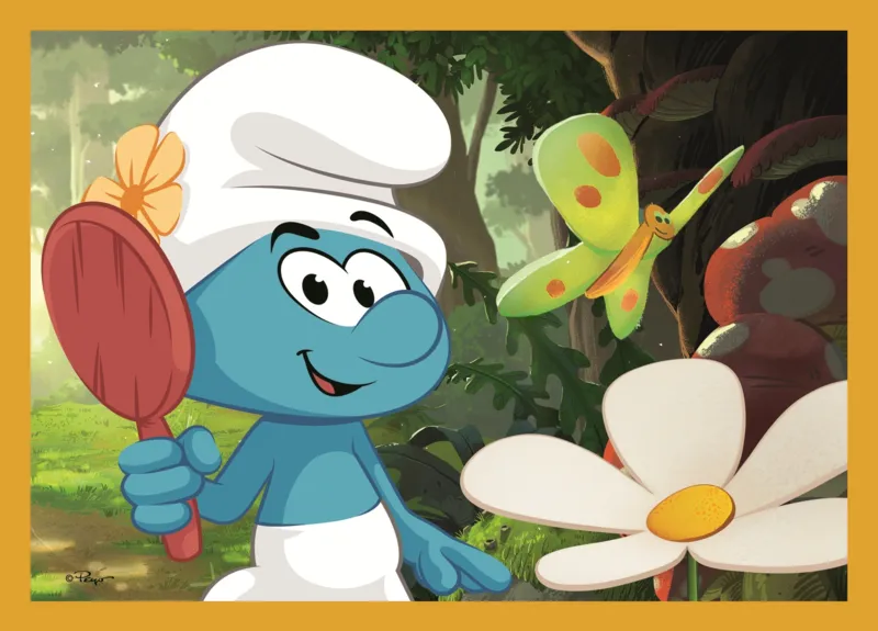 4 Puzzles - Life In The Smurf Village
