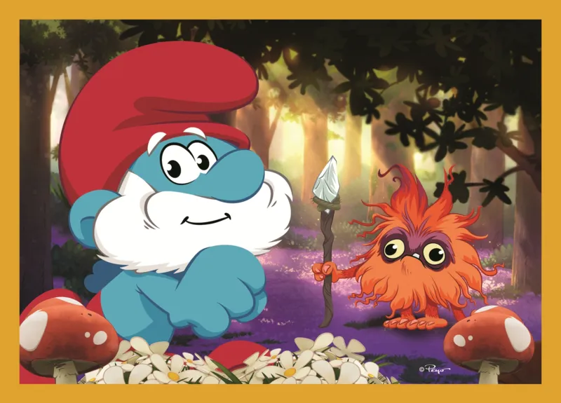 4 Puzzles - Life In The Smurf Village