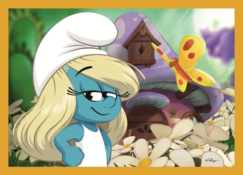 4 Puzzles - Life In The Smurf Village