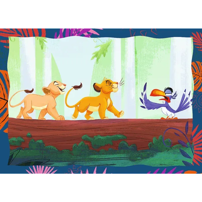 4 Puzzles - Brave Lion King