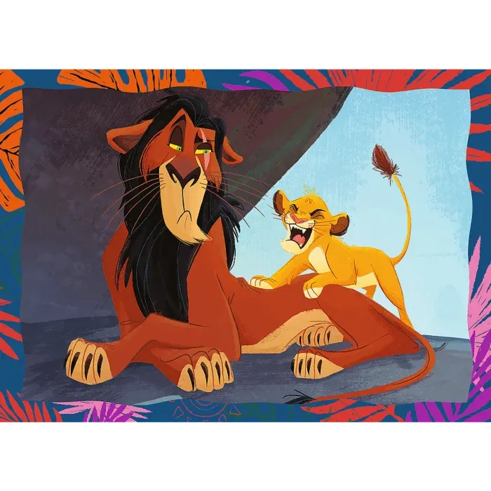 4 Puzzles - Brave Lion King