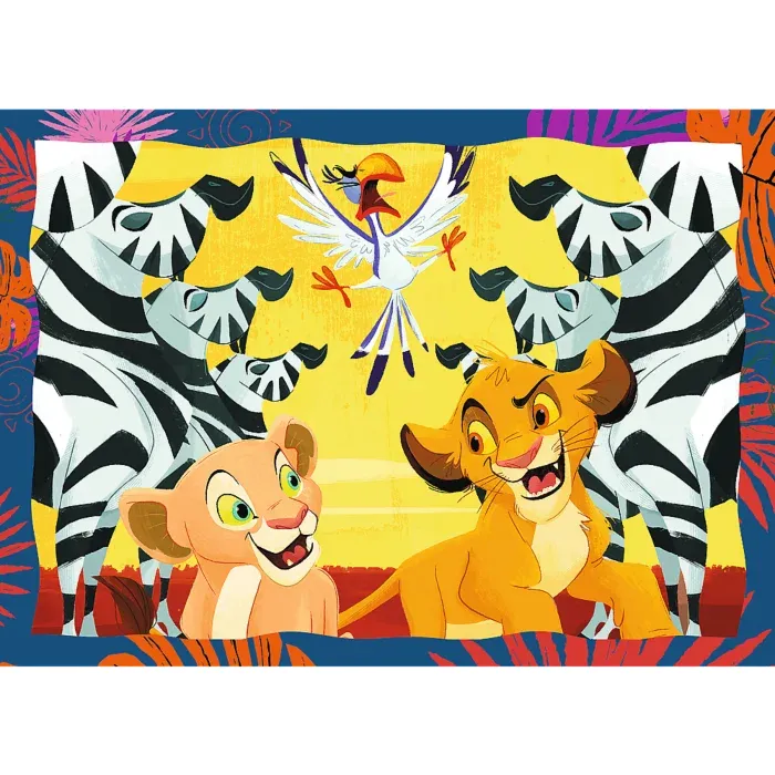 4 Puzzles - Brave Lion King