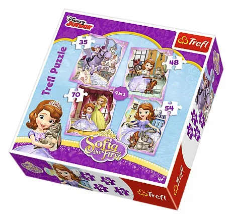 4 Jigsaw Puzzles - Sofia the First