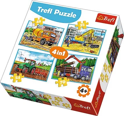 4 Puzzles - Vehicles