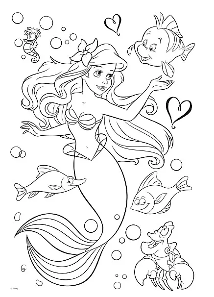 Color Puzzle - Disney Princess