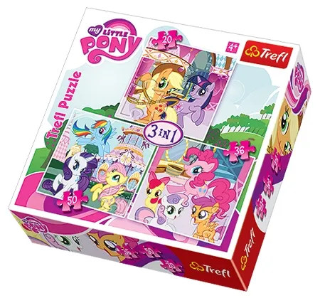 3 Jigsaw Puzzles - My Little Pony