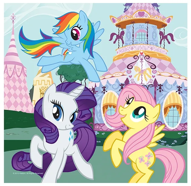 3 Jigsaw Puzzles - My Little Pony