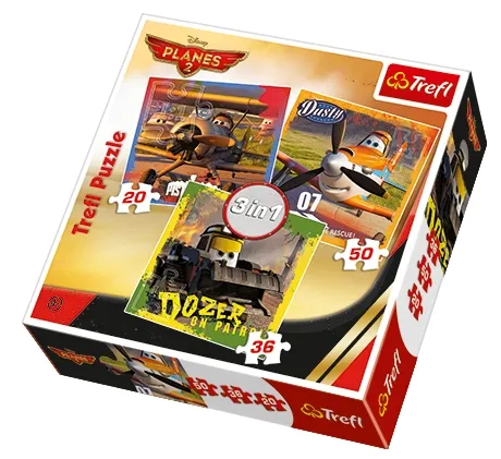 3 Jigsaw Puzzles - Planes