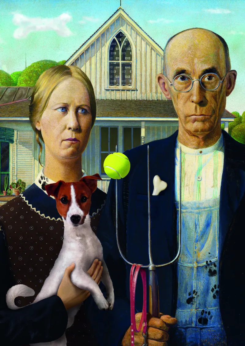 American Gothic: Dog Edition