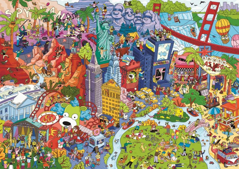 Spy Guy Lost Items: USA - KAZSTUDIO SA Rodzina Treflikow