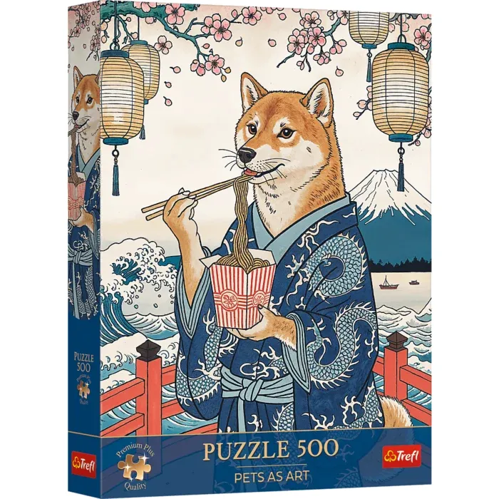 Pets as Art - Shiba's Noodle Meditation