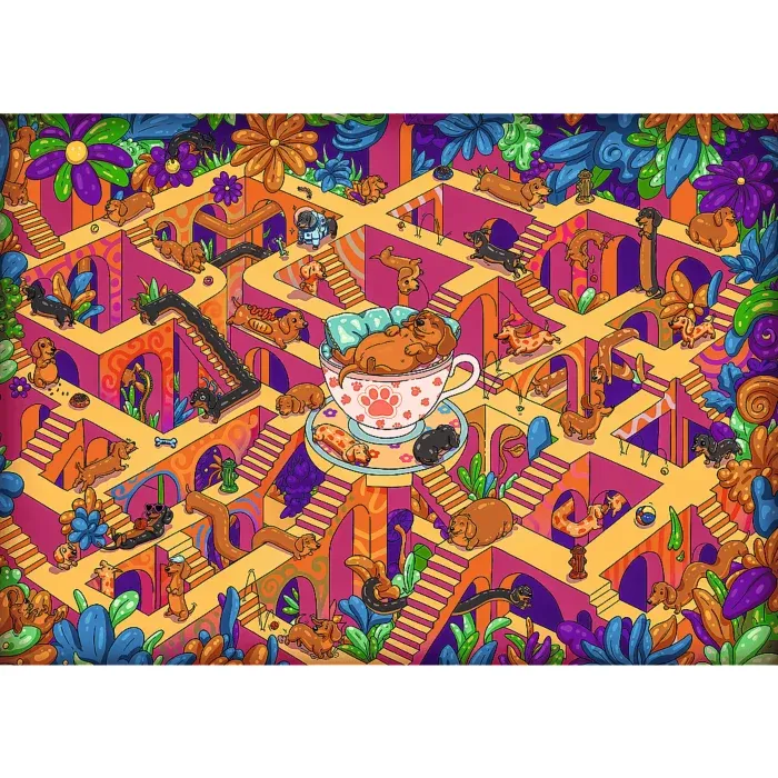 The Impossible Maze - Happy dachshunds