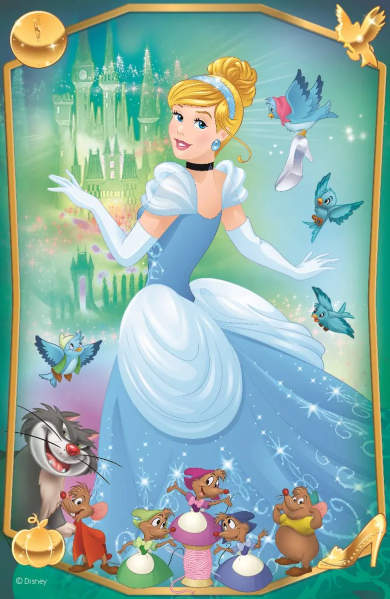 Mini Puzzle - Beautiful Princesses - Disney Princess