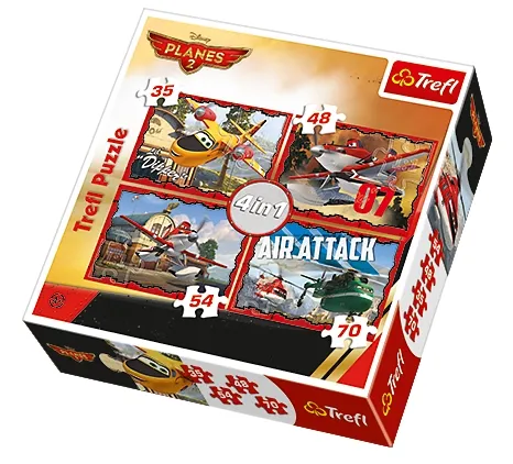 4 Jigsaw Puzzles - Planes