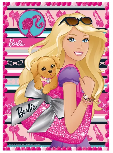 4 Jigsaw Puzzles - Barbie