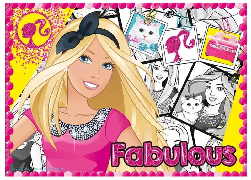 4 Jigsaw Puzzles - Barbie