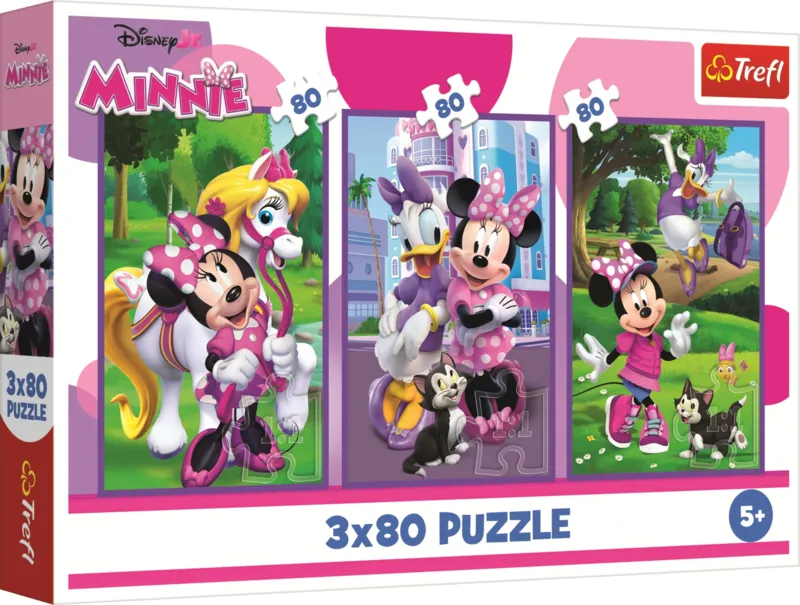 3 Puzzles - Minnie And Friends