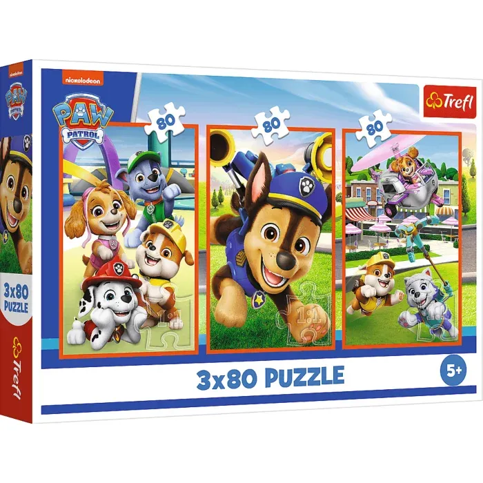3 Puzzles - A dog's gang