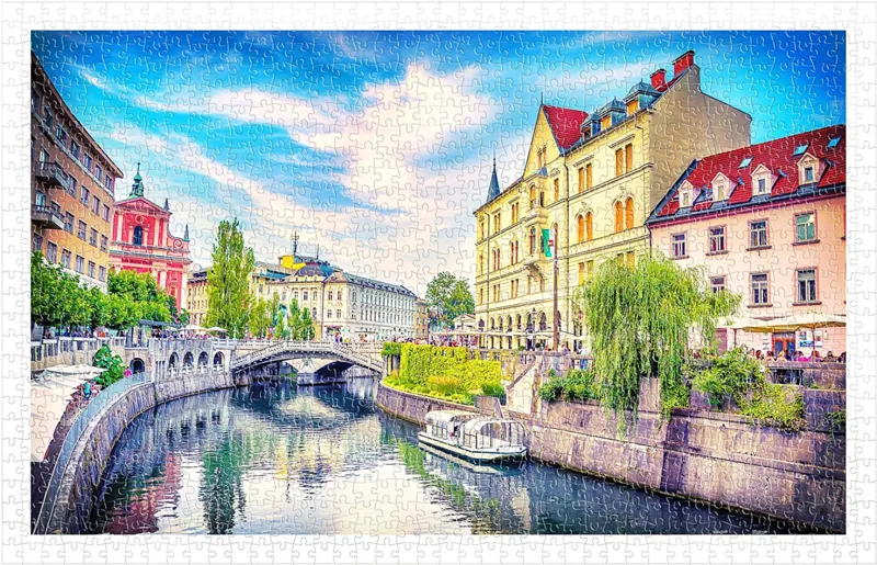 Puzzle aus Kunststoff - Ljubljana, Slovenia