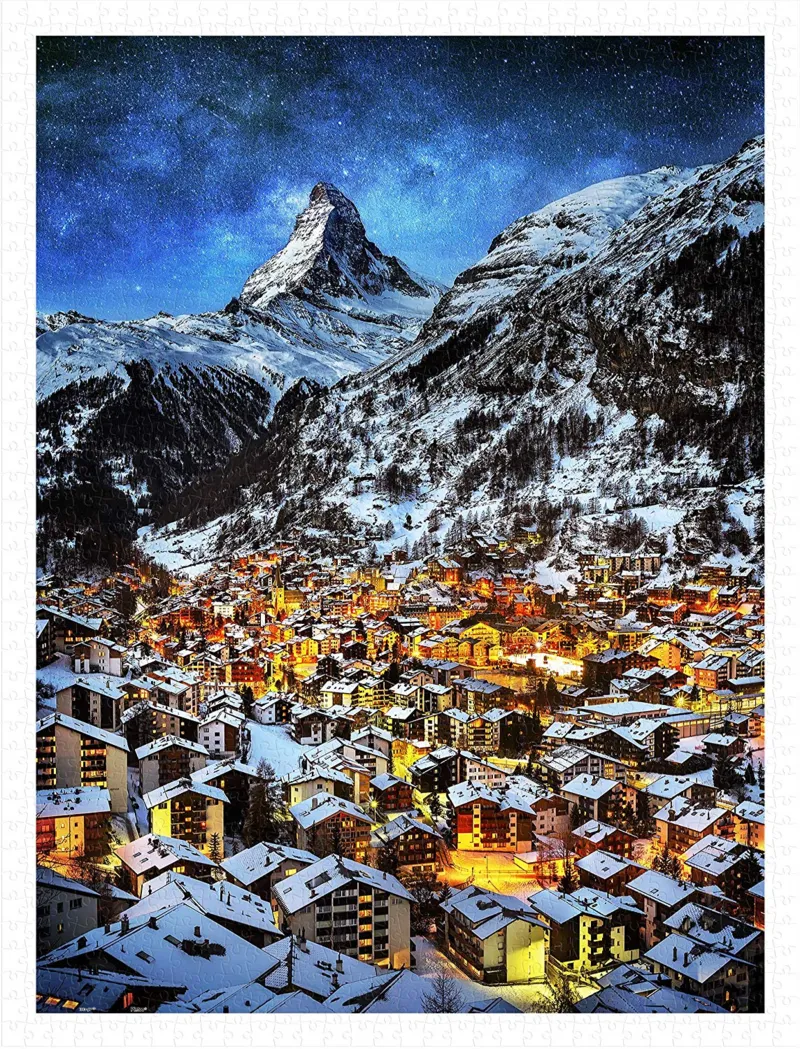 Plastic Puzzle - Light of Zermatt, Switzerland
