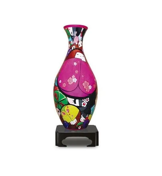 3D Vase Puzzle - Japanese Dolls
