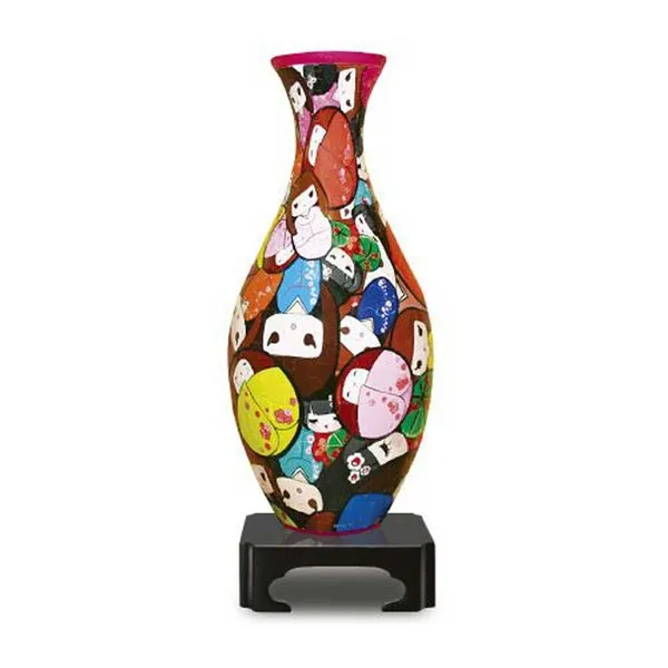 3D Vase Puzzle - Japanese Dolls