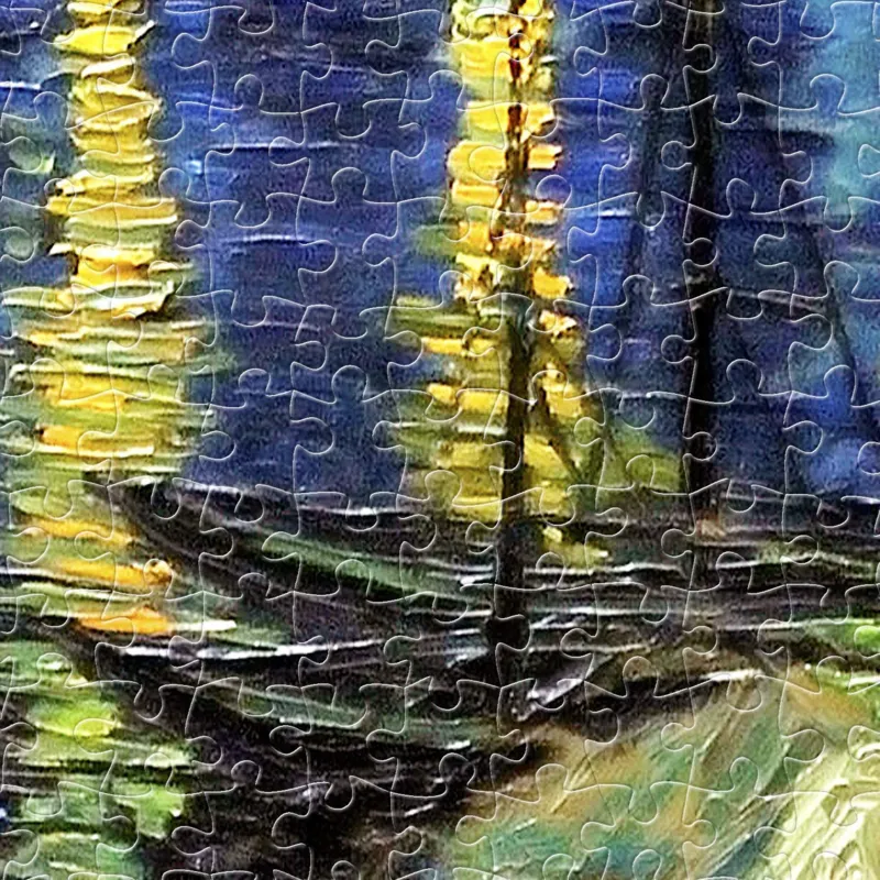 Plastic Puzzle - Vincent Van Gogh - Starry Night Over The Rhone, 1888